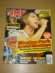 NME 2006 FEB 18 MAXIMO PARK ARCTIC MONKEYS STREETS