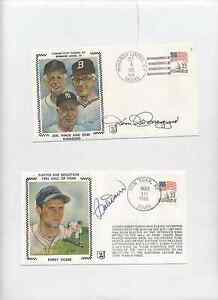 BOSTON RED SOX  BOBBY DOERR  Autographed 1986 silk First Day Cover HOF