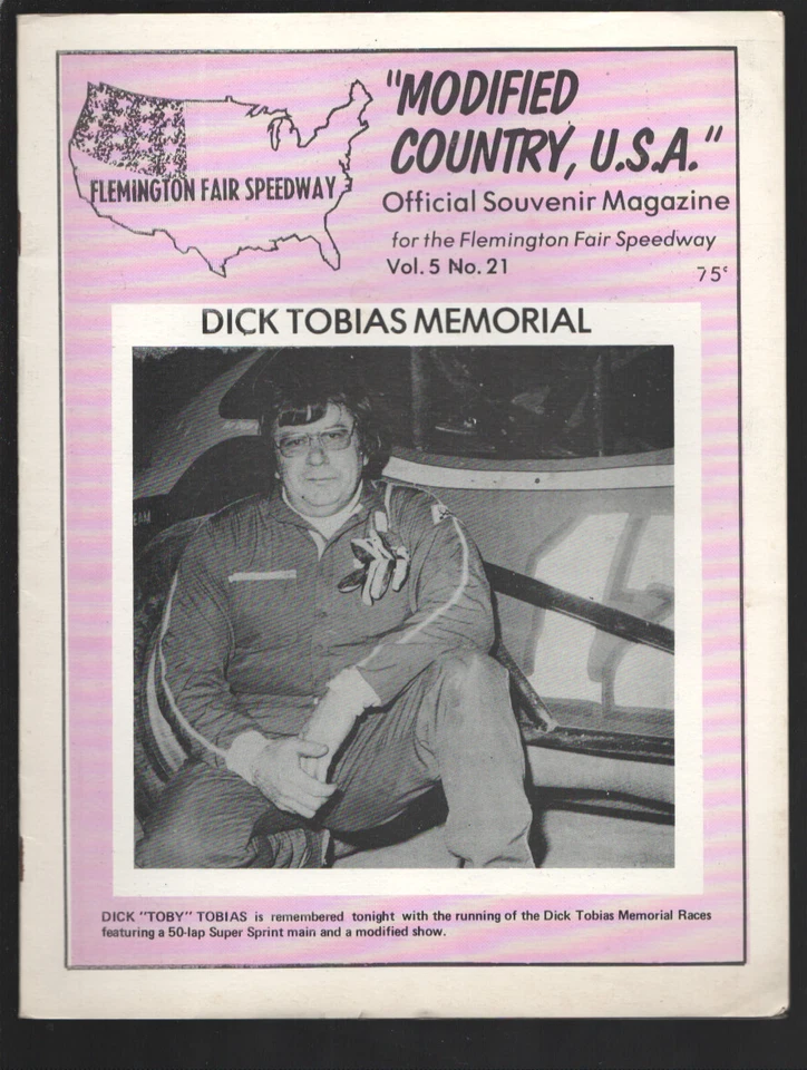 Sports Pub: Flemington Fair Speedway Dick Tobias Memorial Modified Stock Car ... - Image 1 of 1