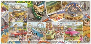 Australia 2013 Road trip Transport  Automobiles Minisheet  MNH - Picture 1 of 3