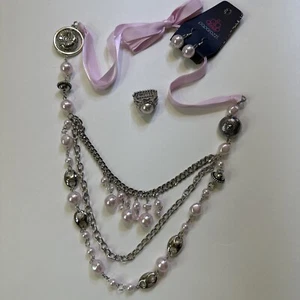 Lote de Joyas Paparazzi Conjunto, Pendientes, Collar, Shabby Chic, Glamour, Volantes - Imagen 1 de 24