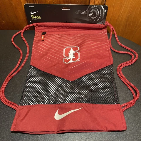 Nike NCAA Stanford Cardinal Vapor 2.0 Gymsack Red Bag NEW Cover