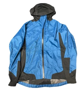 NAU Jacket Full Zip Hoodie Lightweight Waterproof Stretch Womens Small Blue - Picture 1 of 10