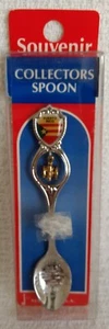 Vintage ~ SOUVENIR COLLECTORS SPOON ~ “Puerto Rico” ~ Flag ~ Cannon Charm ~ Box - Picture 1 of 4