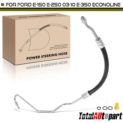 Power Steering Pressure Line Hose Assembly for Ford E-150 E-350 E-250 Econoline - Image 1 of 4