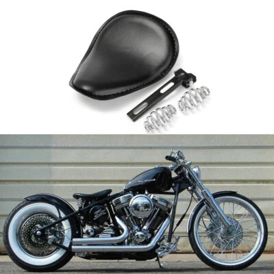 Motorcycle Bobber Solo Seat Spring For Harley Davidson Sportster 1200 883 XL HG - Image 1 of 4