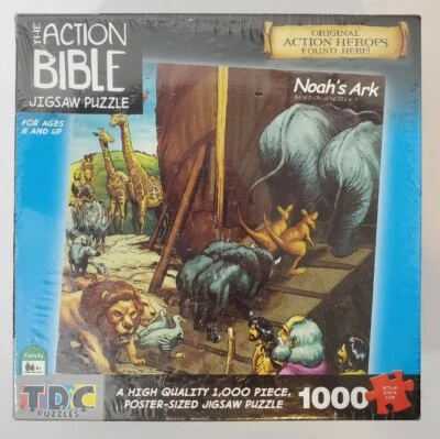 The Action Bible 1000 Piece Jigsaw Puzzle - Noah's Ark - Sealed - Include Poster - Image 1 of 4