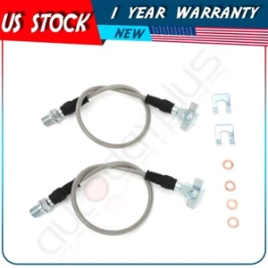 Front Brake Extended Stainless Lines For 1971 72 73 74 75 76 77 1978 GMC Jimmy - Bild 1 von 8