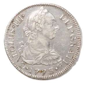 1773-Mo FM Mexico 2 Reales Charles III Silver Coin - Picture 1 of 2