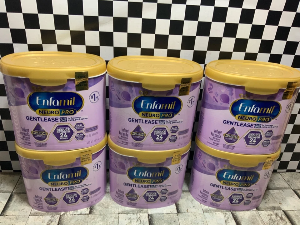 Enfamil neuro- pro gentlease (19.5 oz X 6 tubs) 02/2026✅ - Image 1 of 1