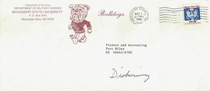 1986 Mississippi State Univ., Dept. of Army Cover w Cachet; 22¢ Official, #O-136 - Picture 1 of 1