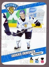 2013-14 Finnish Suomi Leijonakortit #23 Jarkko Immonen