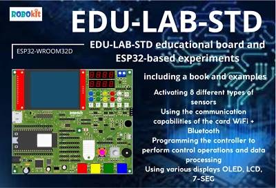 ESP32 Educational Kit w/Tutorial | Complete STEM Development Platform - Image 1 of 4