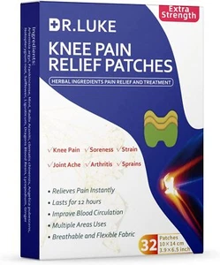 Knee Pain Relief Patches for Arthritis and Inflammation, Herbal Plaster-32 Patch - Picture 1 of 7