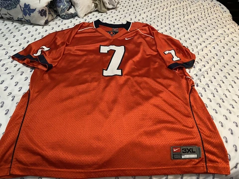 Replica NCAA Illinois Fighting Illini Nike size 3xl orange mesh jersey Cover