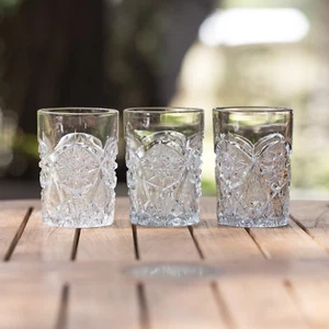 Set of (3) EAPG Tumblers 3 15/16" - Picture 1 of 12