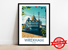 Wrexham Wales Travel Print Wall Art Poster Travel Prints Cityscape Prints