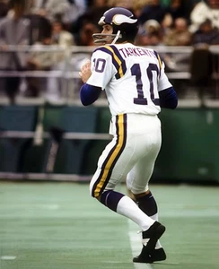 Fran Tarkenton #10 Minnesota Vikings NFL 8"X10" Glossy Photo Print - Picture 1 of 1