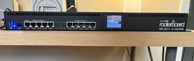 MikroTik RB3011UiAS-RM 10 Ports Rack Mountable Gigabit Ethernet Router - Image 1 of 4