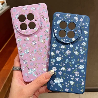 Flower Silicone Case For OnePlus 13 Ace 5 3 12R 12 13R 11R Shockproof Soft Cover - Image 1 of 4