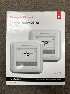 Honeywell Home T4 Pro Thermostat Programmable ProSeries (Pack of 2) - Image 1 of 2