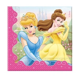 Disney Princess Girls Kid Birthday Party Paper Napkins Serviettes Pack of 40 - Picture 1 of 1