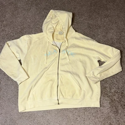 Seaside 30A Sweatshirt Women's XL Yellow Florida Beach Zip Jacket - Image 1 of 4