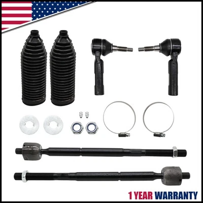 RWD 6pcs Inner & Outer Tie rod Ends for 2011 - 2014 Dodge Charger Challenger 300 Foto 1 de 4