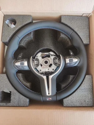 Brand New BMW M SPORT STEERING WHEEL WITH PADDLE SHIFT FOR F20 F22 F30 F36 - Image 1 of 4