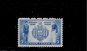 US Scott #794, Single 1937 Army Navy 5c FVF MNH - Picture 1 of 1