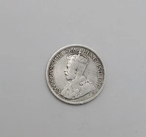 1907 Canadian Silver Coin 10 Cents Canada King Georgius V - Picture 1 of 2