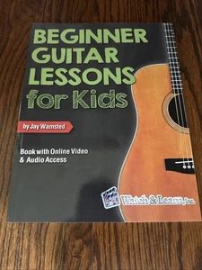 Beginner Guitar Lessons for Kids Book with Online Video and Audio Access - Picture 1 of 2