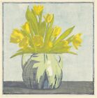 Żółte tulipany [linoryt] : Hugo Henneberg : 1918 : Archiwalna jakość Druk artystyczny