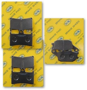 PASTILLAS DE FRENO DELANTERAS Y TRASERAS aptas para YAMAHA FZ-07 FZ-09 2014-2017 FZ07 FZ09 - Imagen 1 de 3