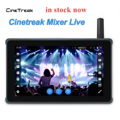 CineTreak Mixer Live 4K HDMI Live Streaming Video Recording Playback Switcher  - Image 1 of 4