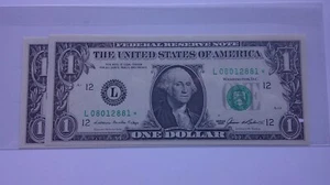 U.S. $1 Federal Reserve Star Notes (2 count, sequential) 1985 UNC Pick#474 - Picture 1 of 8
