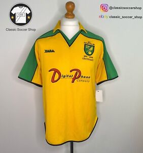 Norwich City 2001/03 Play Off Final Home Shirt Medium / M
