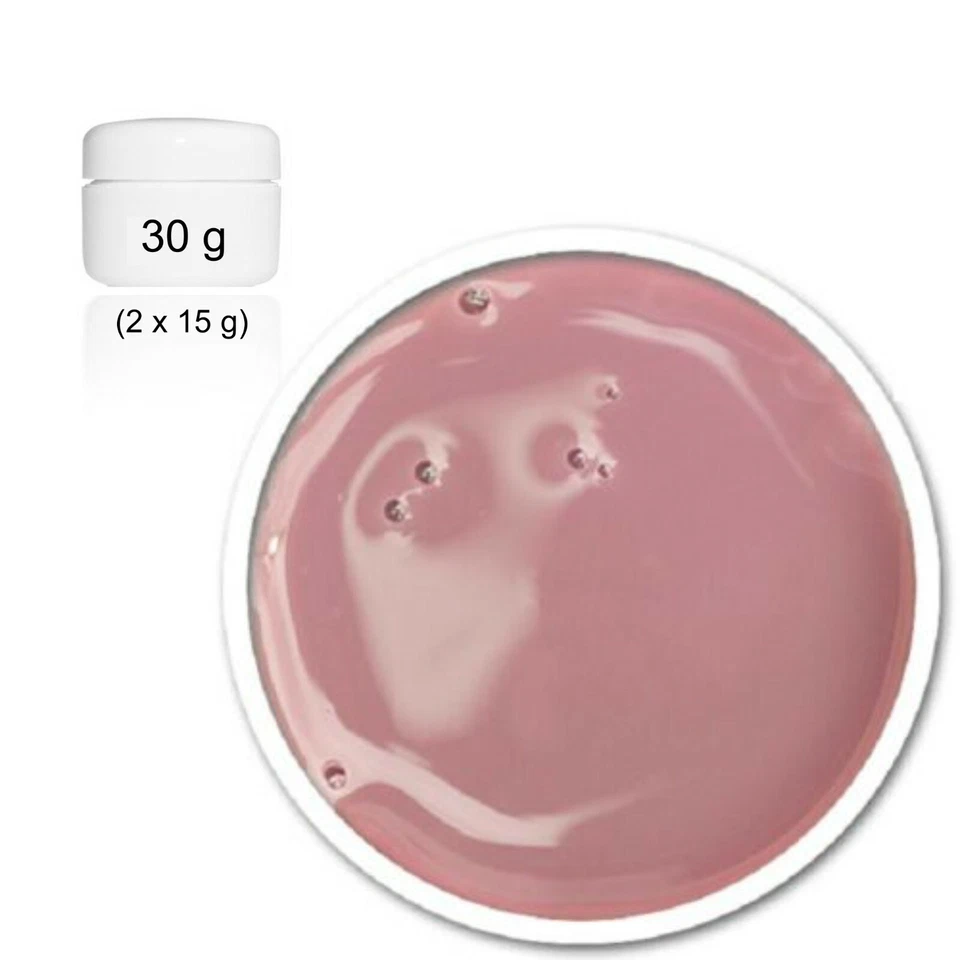 30 g = 2 x 15 g UV/LED Camouflage Make-Up Gel Cover Dark - French Gel deckend - Bild 1 von 1