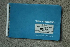 Tektronix 465 DM44 Original User Manual, 070-2038-00 Paper manual - Picture 1 of 6