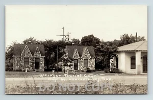 Lawrenceburg TN, Springer Tourist Court, autopista 64, postal RPPC, condado de Lawrence - Imagen 1 de 2