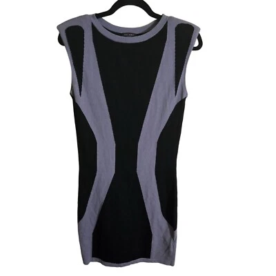 Ted Baker обтяжку серый черный свитер платье без рукавов размер 2 - Изображение 1 из 4