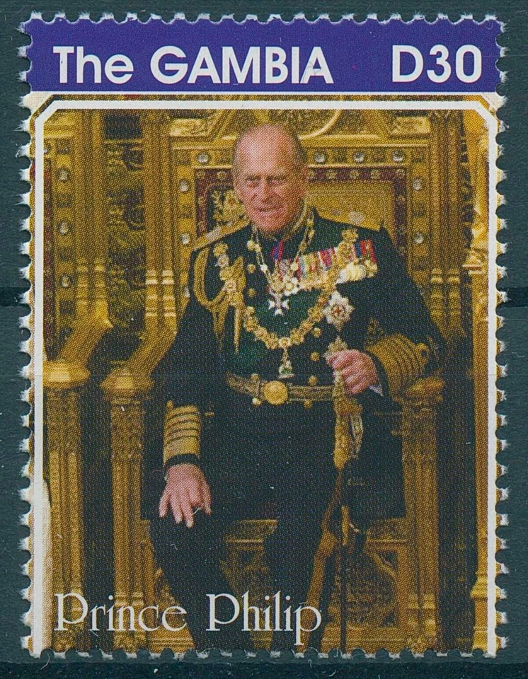 Gambia 2011 MNH Sellos de Realeza Aniversarios Reales Príncipe Felipe 90º Juego 1v Foto 1 de 1