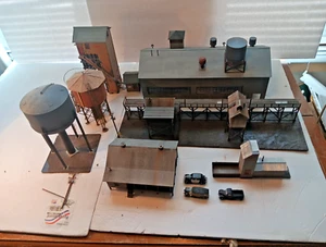 Vintage ho scale train yard buildings lot - Picture 1 of 16