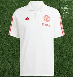 Manchester United Polo Shirt Mens - Adidas Man Utd Polo Top - Black Friday Sale - Picture 1 of 6
