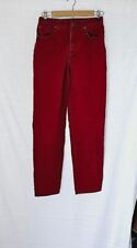 Vintage Jones Jeans High Waist Red Stretch Denim Women's Jeans Size 4