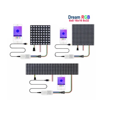 WS2812B Matrix Led Panel Screen DC5V 8*8 16*16 8*32 Pixels Module Licht SP110E  - Image 1 of 4