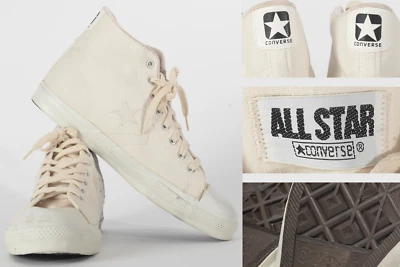 ZAPATO DEPORTIVO CONVERSE ALL-STARS II HI TOP BLANCO AÑOS 70 NUEVO CHUCK TAYLOR DE COLECCIÓN EE. UU. 13 Foto 1 de 4