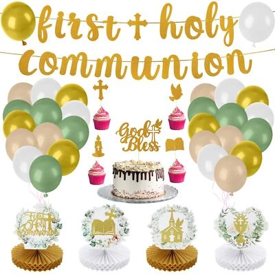 Decoraciones Primera Comunión Decoración de Pasteles de Bautizo para Niños y Niñas -... Foto 1 de 4