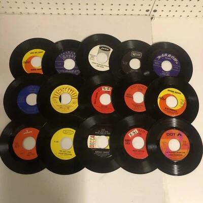 Vintage Lot of 60 Records Country Western Blues Rock N Roll RnB Soul Music - Image 1 of 4