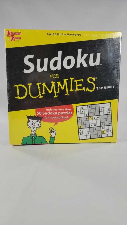 Sudoku for Dummies The Board Game University Games 2 or More 8